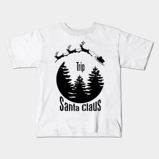 Santa claus trip Kids T-Shirt